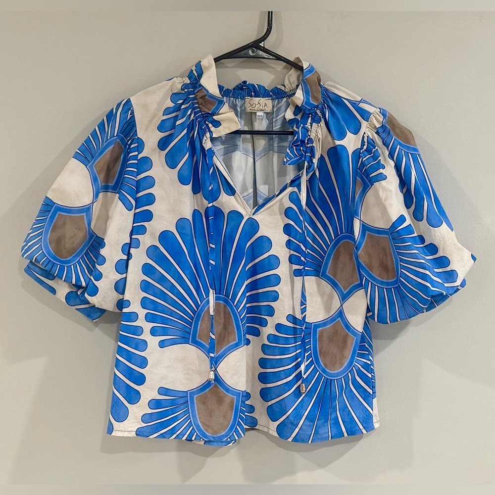 SOFIA MADE IN ITALY ALLISON BLOUSE SZ XS/S